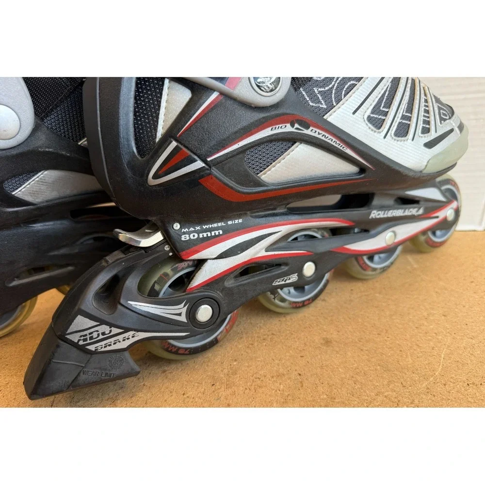 Mens Sz 9 Rollerblades Spirit XT SG5 80mm Inline Skates - Minor Flaw - Picture 10 of 11